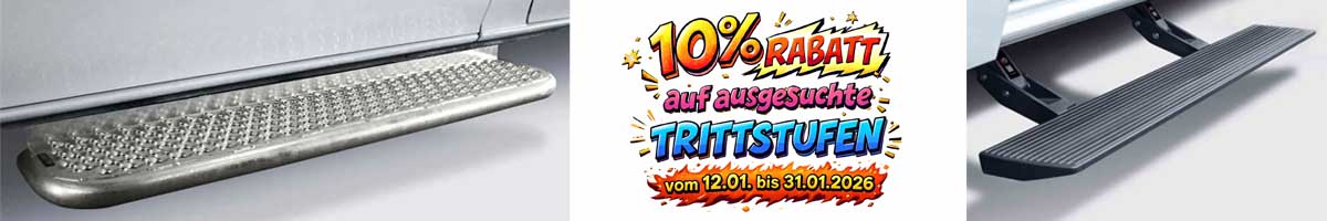 10% auf Trittstufen
