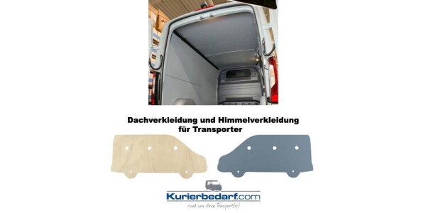 Roof cladding or headlining for vans - Interior roof cladding for light commercial vehicles