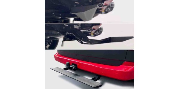 Electric rear step now also for the Ford Transit - Electric fully automatic rear step Ford Transit