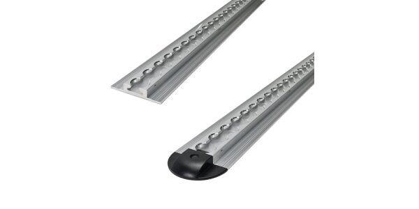 Airline rails in the Strong flat profile: Professional load securing in vehicle construction - Airline rails in Strong flat profile - use &amp; installation