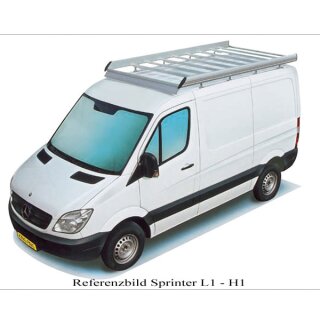 Aluminium-Dachträger für Mercedes Sprinter L1 - H1/H2
