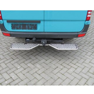 Hecktrittstufe Edelstahl für MB Sprinter mit AHK Oris