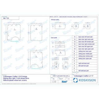 Laderaumverkleidung fr VW Crafter/ MAN TGE - L3H3