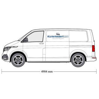 Dachtrger fr VW T5, T6, T6.1 - L1 - aus Stahl
