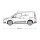Aluminium-Dachträger für Ford Connect L1, 2013 - 2021