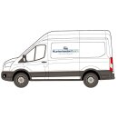 Aluminium-Dachträger für Ford Transit L2H3 ab...