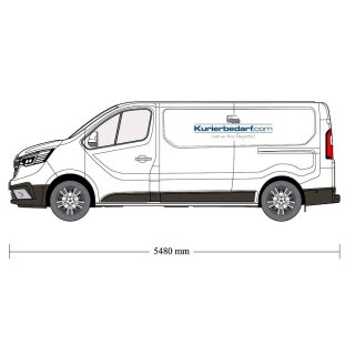 Aluminium-Dachtrger fr Renault Trafic, Nissan NV300 - L2