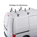 2x Lastenträger für VW Caddy mit Reling aus Aluminium