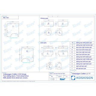 Laderaumverkleidung fr VW Crafter/ MAN TGE - L3H2