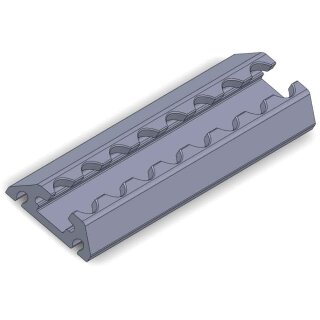 Airlineschiene Trapezform - 2 Meter