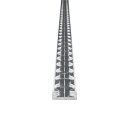 Airlineschiene eckig Light - XXS - 1,5 Meter - 25 mm