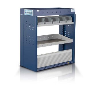 Fahrzeugmodul PL603 - 990x925x410 mm mit Sichtlagerkästen