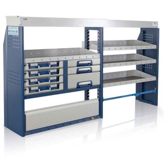 Fahrzeugmodul PL623 - 1245x2165x310/410 mm - 4 Koffer