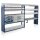 Fahrzeugeinrichtung PL627 - 1710x2855x310/410 mm - 4 Koffer