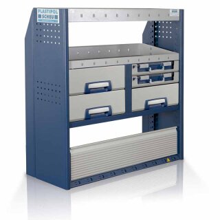 Fahrzeugeinrichtung PL629 - 1145x1100x310/410 mm - 3 Schubladen