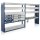 Fahrzeugmodul PL635 - 1610x2855x310/410 mm - 4 Koffer