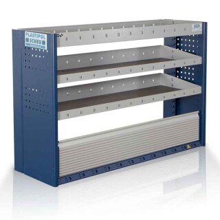 Fahrzeugmodul PL614 - 890x1325x410 mm mit 3 Wannen