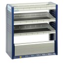 Fahrzeugeinrichtung PL652 - 890x805x310/410 mm - 3 Wannen