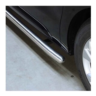 Schwellerschutzrohr für VW Caddy Maxi - L2 aus Edelstahl