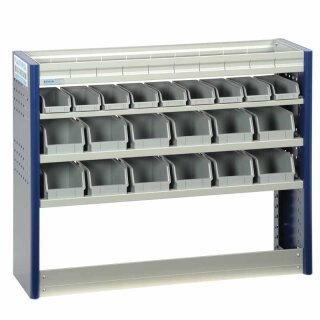 Fahrzeugmodul PL660 - 890x1100x310 mm - 21 Behälter