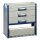 Fahrzeugeinrichtung PL654 - 890x805x310/410 mm - 3 Schubladen