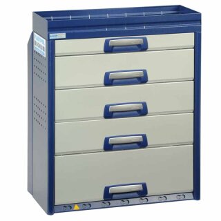 Fahrzeugeinrichtung PL656 - 990x805x310/410 mm - 5 Schubladen