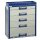 Fahrzeugeinrichtung PL656 - 990x805x310/410 mm - 5 Schubladen