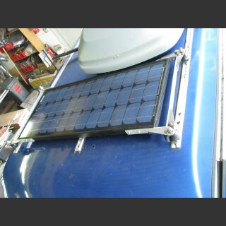Edelstahl Befestigungssystem fr Solarmodule grer 1,5 Meter