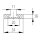 Airlineschiene eckig Light - 0,75 Meter