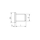Schraube M5x30 mit Einnietmutter für Light-Airlineschiene