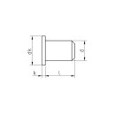 Schraube M5x30 mit Einnietmutter für Light-Airlineschiene