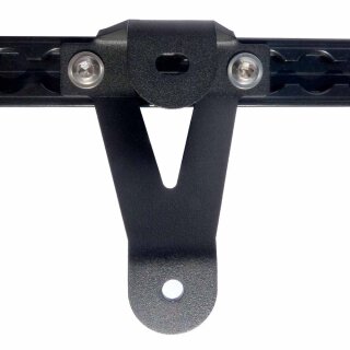 schwarzer Dachtrger Fuss fr Airlineschiene aus Edelstahl - 40 mm