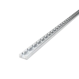 Airlineschiene eckig - Light - schmal - 0,75 Meter - 28 mm