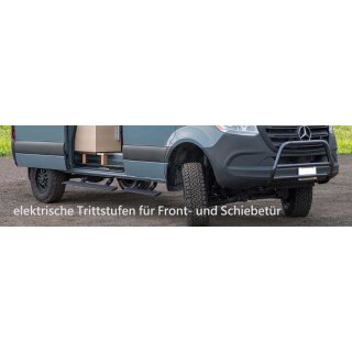 vollautomatische Trittstufen - 2x Fronttür + 1x Schiebetür für MB Sprinter