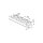 Airlineschiene eckig - Light - schmal - 1 Meter - 28 mm