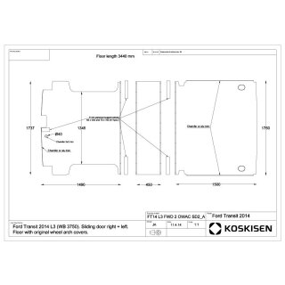 Transporterboden fr Ford Transit L3