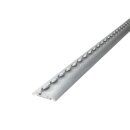Airlineschiene Halbrundprofil Standard - ungebohrt - 2 Meter
