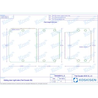 Transporterboden fr Opel Movano C - L4 ab Bj. 2022
