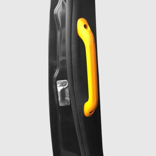 Einstiegsgriff gerades Profil - 330 mm - gelb