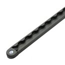 Airlines rail, square - Light - narrow - black - 1.5 m...