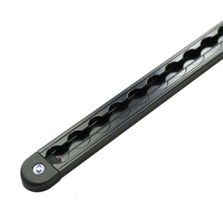 Airline rail, black - square, Light - 1 m with inclusions!!!