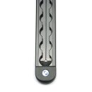 Airline rail, black - square, Light - 1 m with inclusions!!!