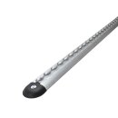 2x Airlineschiene halbrund - 3 Meter - light + 4x Endkappe