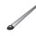 2x Airlineschiene halbrund - 3 Meter - light + 4x Endkappe