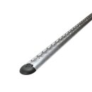 2x Airlineschiene halbrund slim - 2,0 m inkl. 4x Endkappe
