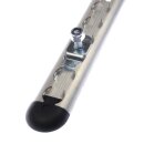 2x Airlineschiene halbrund slim - 2,0 m inkl. 4x Endkappe