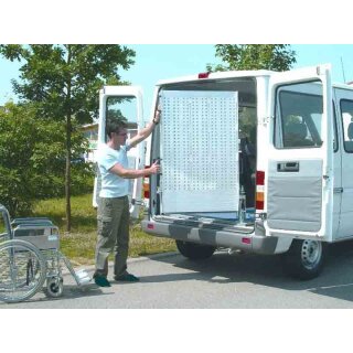 schwenkbare Einbaurampe mit hoher Traglast