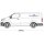 Stahl Dachgepäckträger für Peugeot Expert und Traveller - L3 - ab 2016