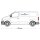 Aluminium Dachgepäckträger für Peugeot Expert und Traveller -  L2