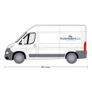Alu-Riffelblech-Bodenplatte für Opel Movano C - L2 -...
